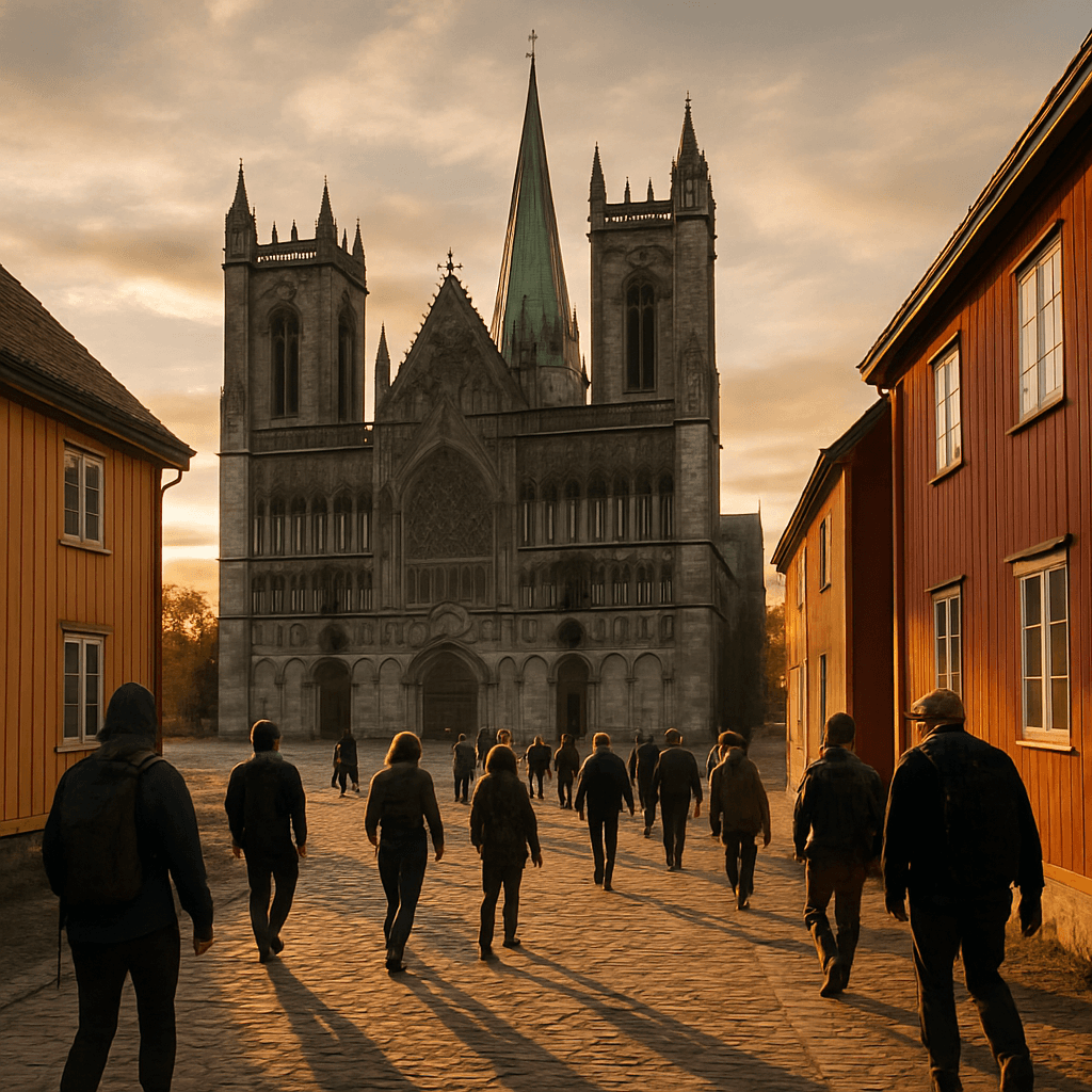 König Olav der Heilige und das Pilgerziel Nidaros in Trondheim
