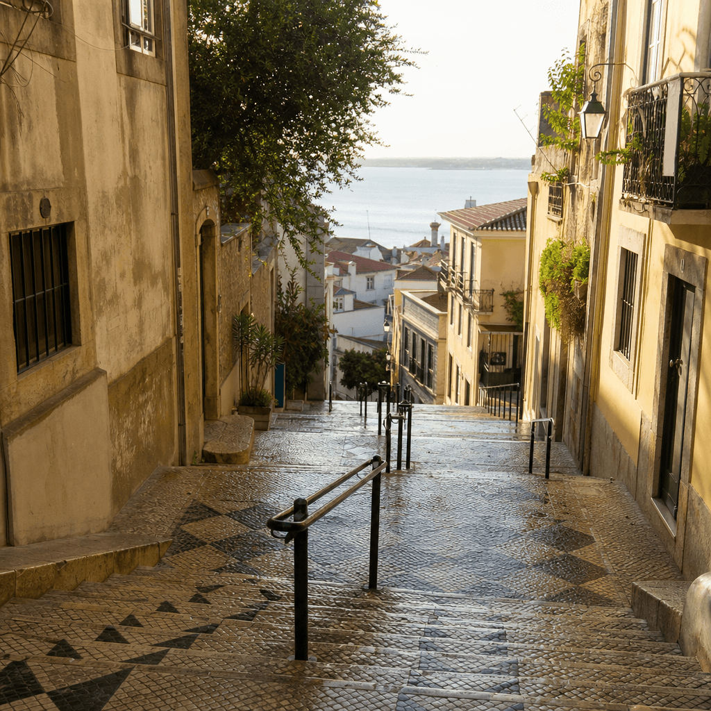 Von Estrela zum Tejo: Parlament, Brunnen und Straßenkunst in Lisbon